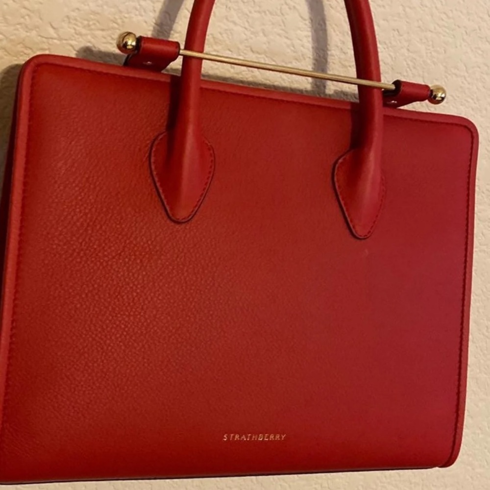 MCM strathberry tote bag